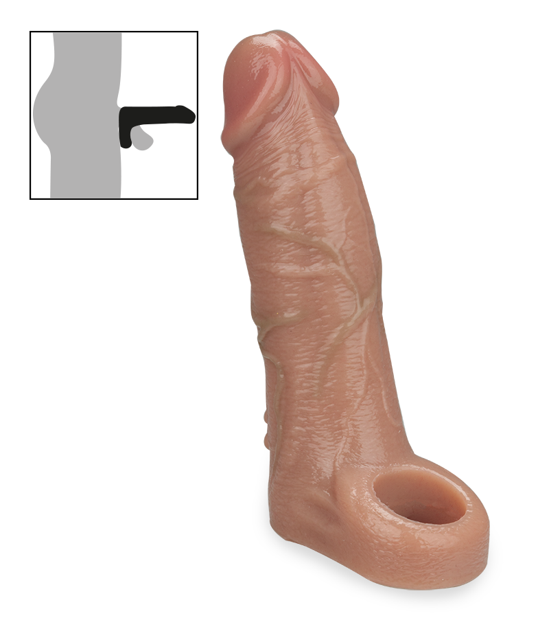 Nils silicone cock sleeve with pleasure nubs