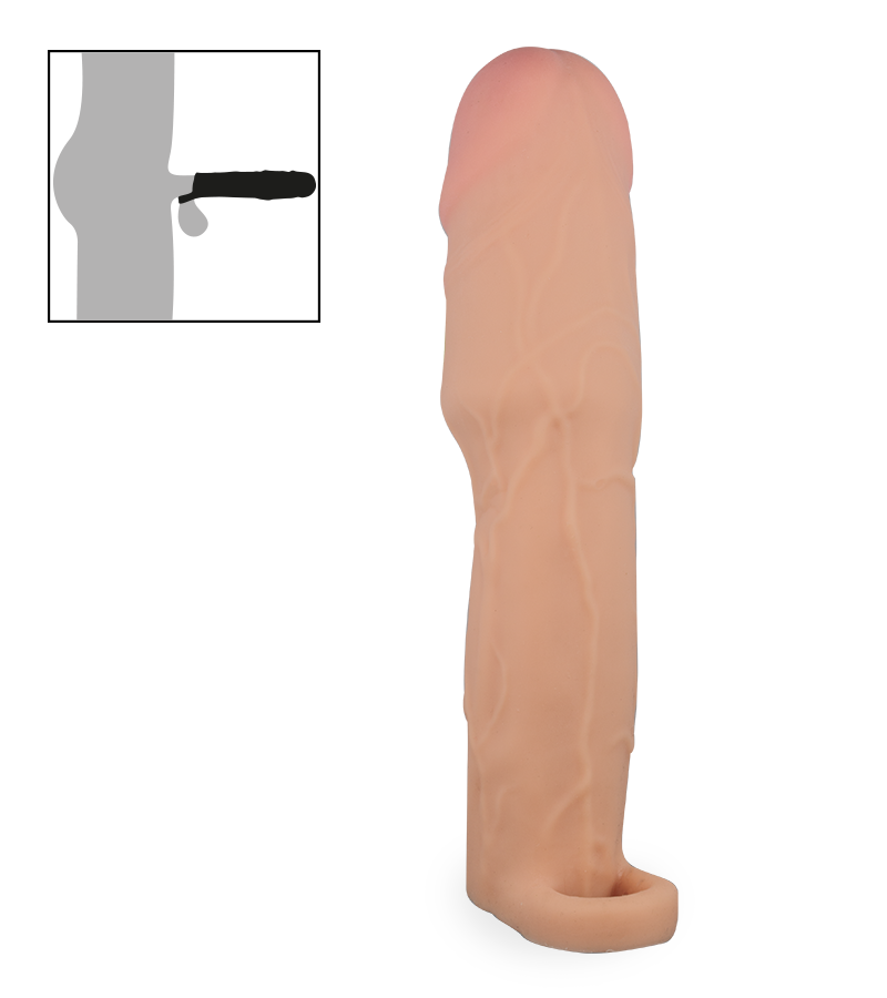 Nino realistic cock sleeve 7.75 inches