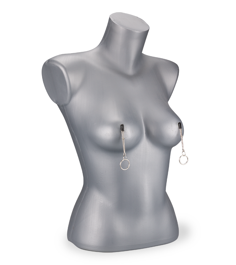 Nipple clamps with rings for accessories