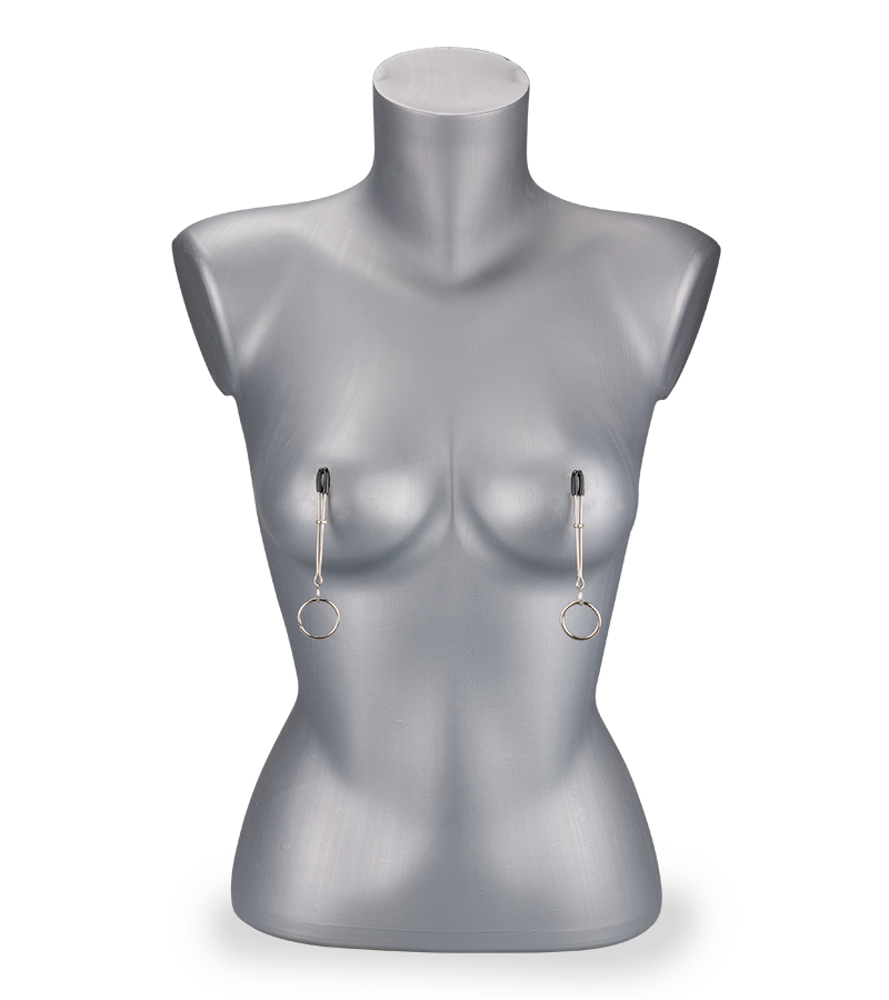 Nipple clamps with rings for accessories