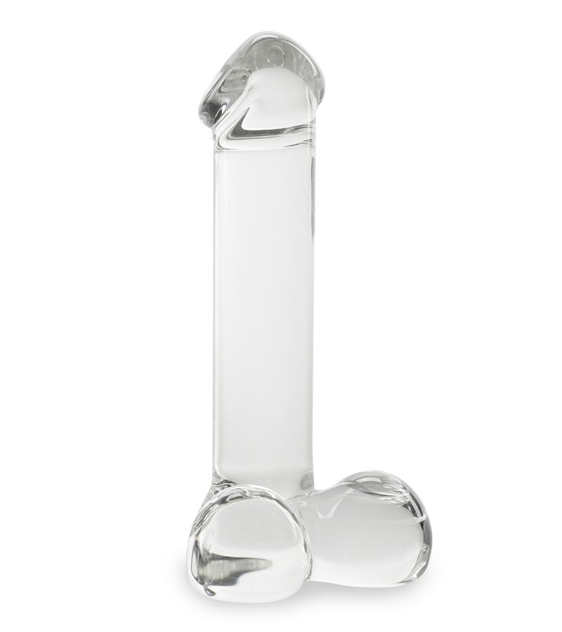 Nolan realistic glass dildo