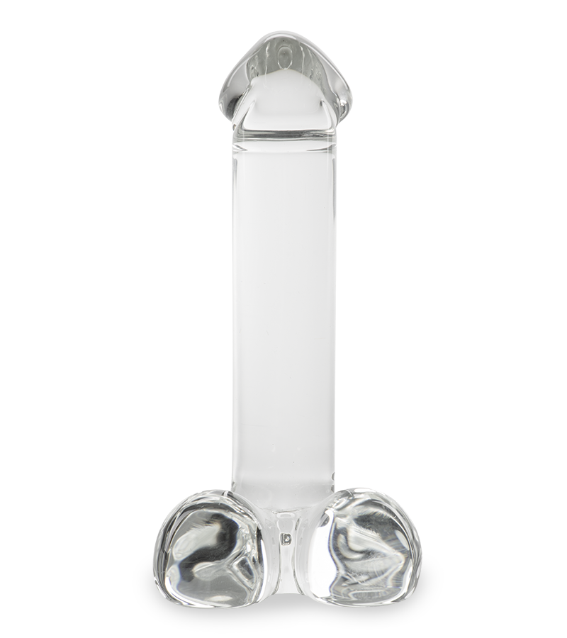 Nolan realistic glass dildo