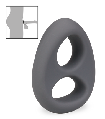 Noot medical-grade silicone double cock ring