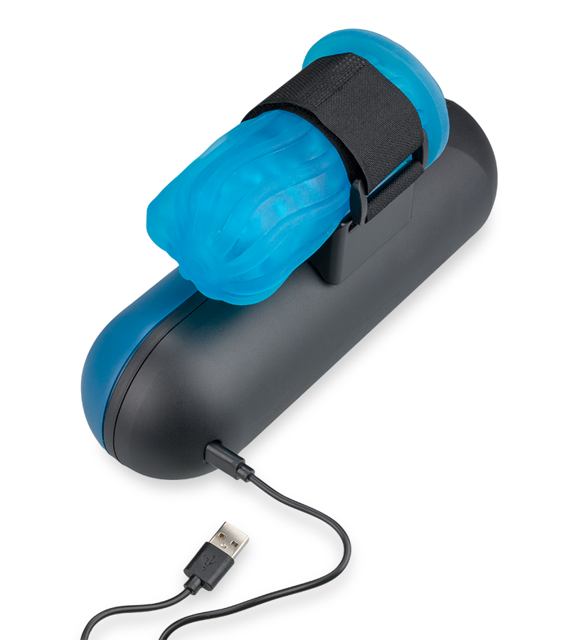 November thrusting and vibrating masturbator