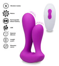 Load image into Gallery viewer, Number double penetration vibrator