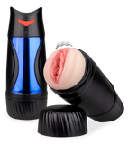 October vibrating masturbator with manual pressure