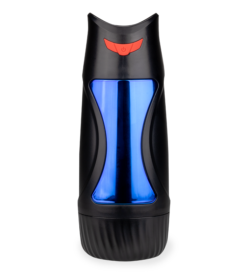 October vibrating masturbator with manual pressure