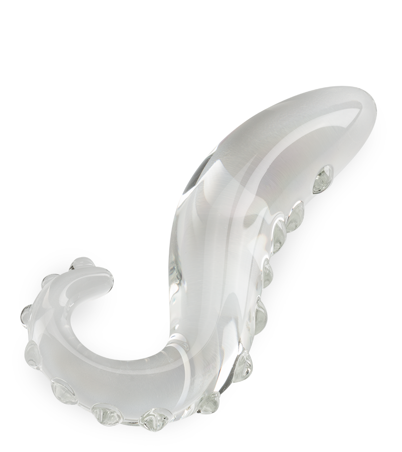 Octopus Kiss glass dildo
