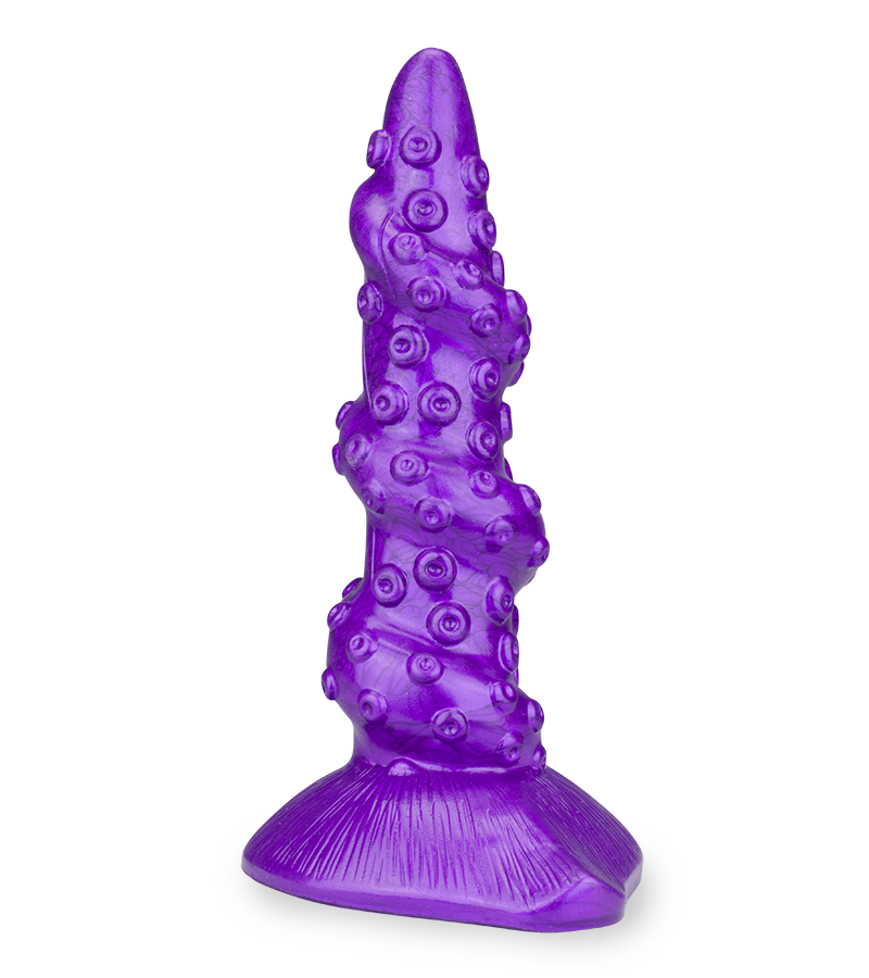 Octopus tentacle suction cup dildo