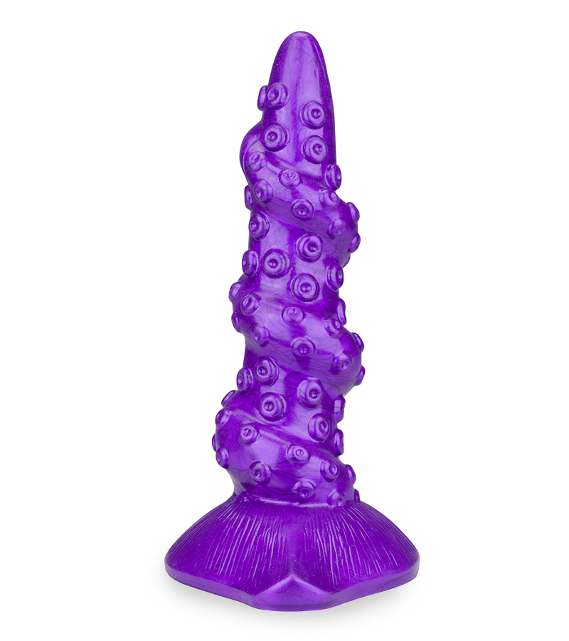 Octopus tentacle suction cup dildo