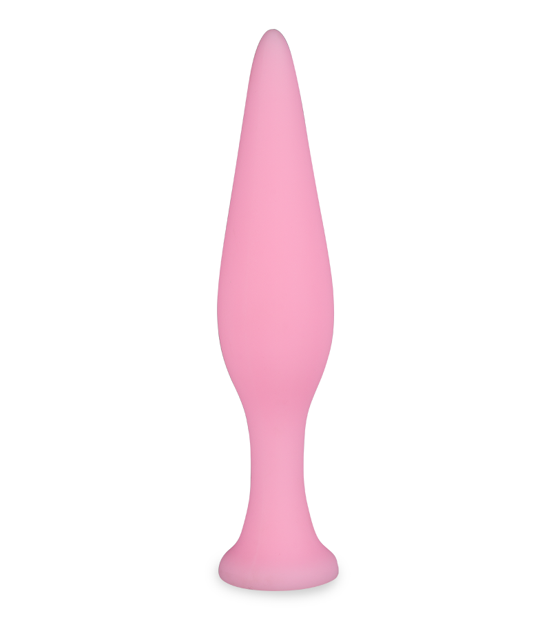 Olive suction-cup anal plug