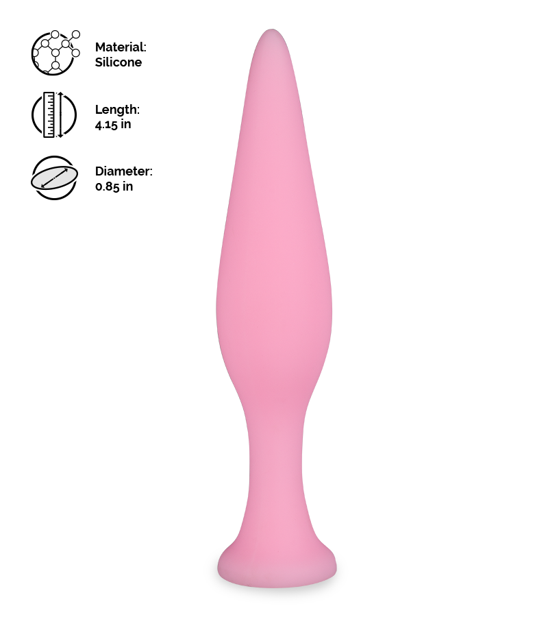 Olive suction-cup anal plug