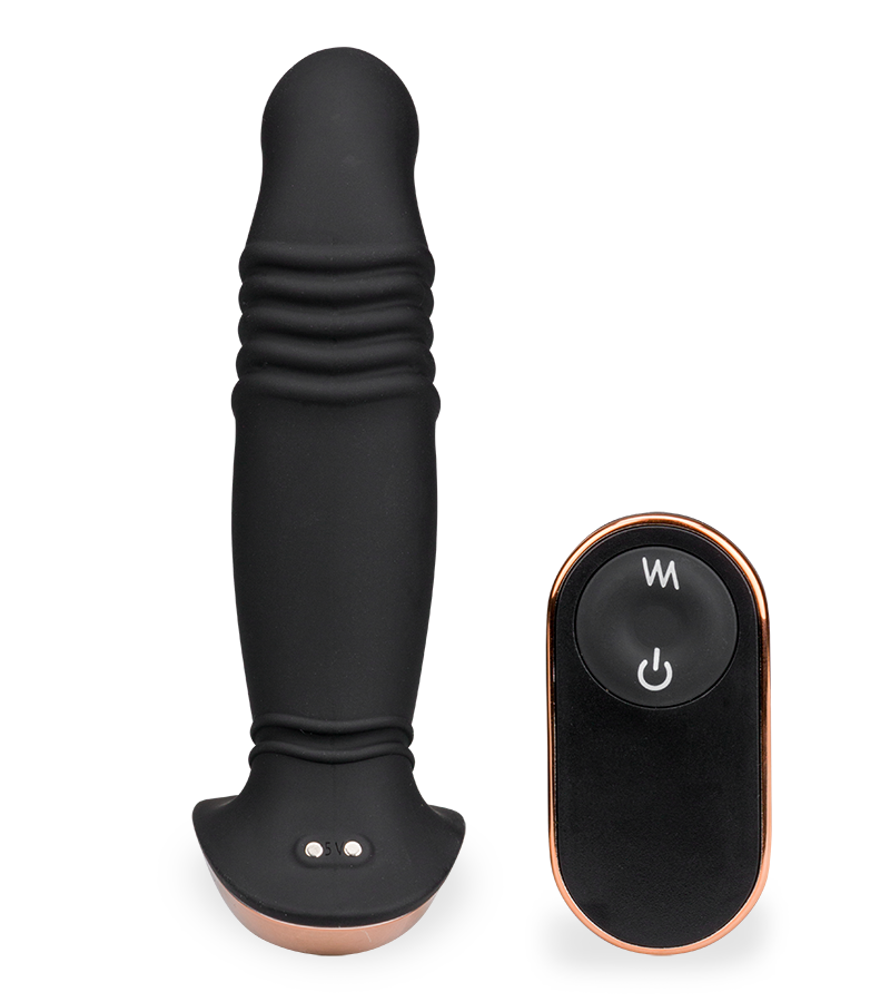 Oliver thrusting and vibrating prostate massager