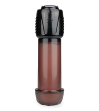 Load image into Gallery viewer, Olivio sucking and vibrating masturbator with audio feature