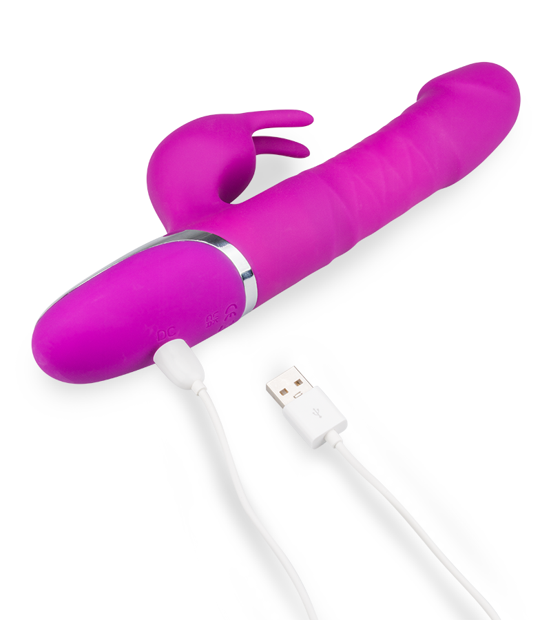 Omei thrusting rabbit vibrator