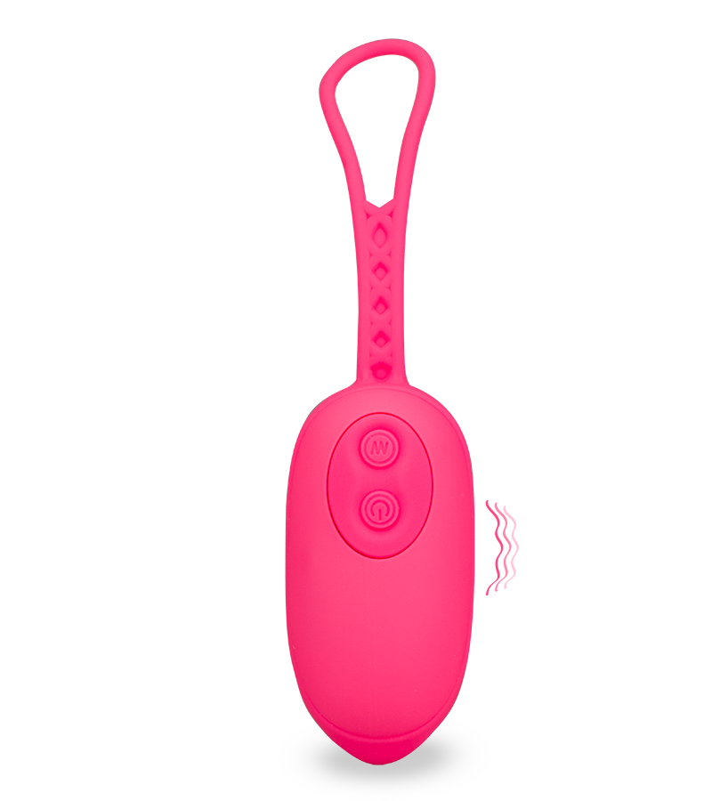Orgasmic clit-stimulating vibrating power egg