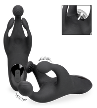 Load image into Gallery viewer, Orgo vibrating and throbbing three-arm masturbator