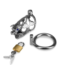 Load image into Gallery viewer, Ox Chinese zodiac penis chastity cage
