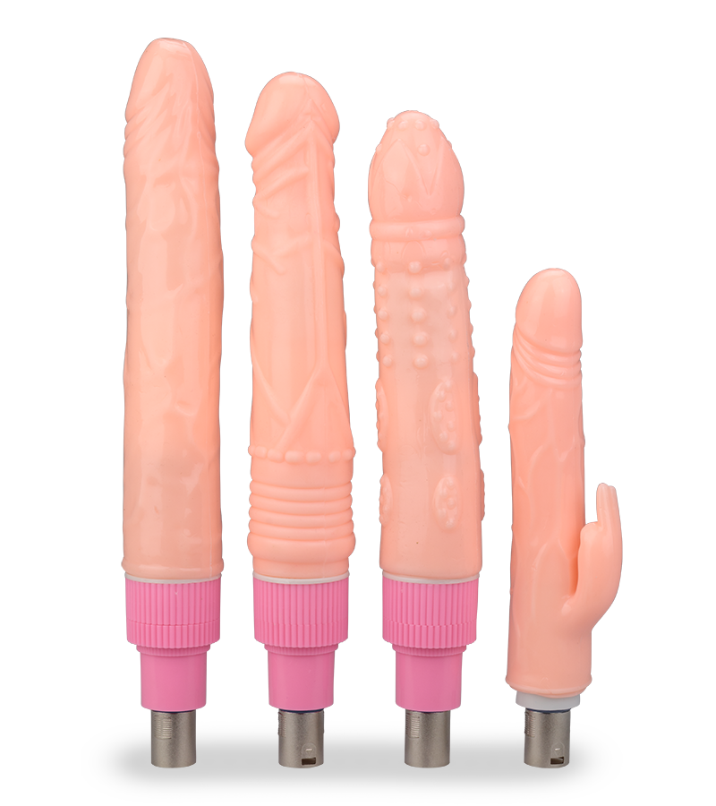 Pack of 4 dildos for the sex machine