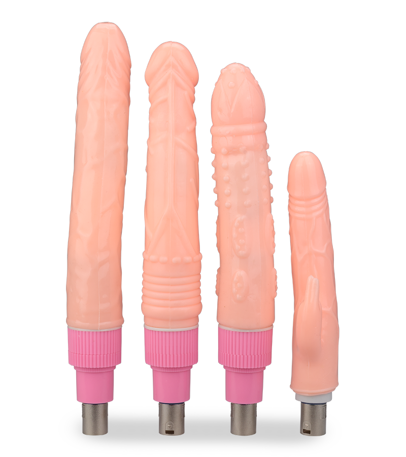 Pack of 4 dildos for the sex machine