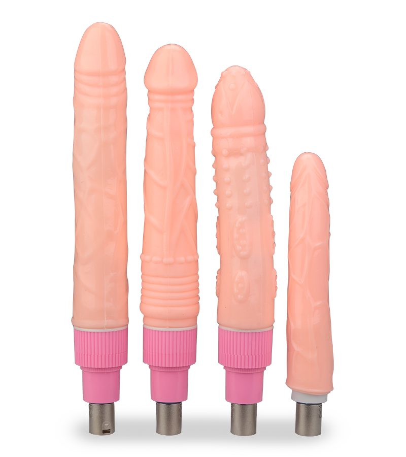 Pack of 4 dildos for the sex machine
