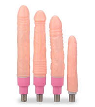 Load image into Gallery viewer, Pack of 4 dildos for the sex machine