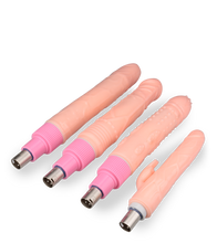 Load image into Gallery viewer, Pack of 4 dildos for the sex machine
