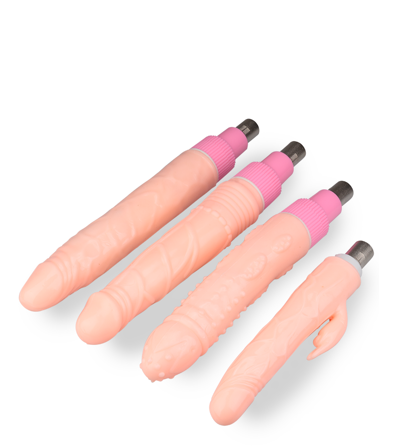 Pack of 4 dildos for the sex machine