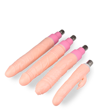 Load image into Gallery viewer, Pack of 4 dildos for the sex machine