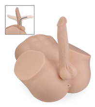 Load image into Gallery viewer, Paco life-sized male ass with bendable penis 28.50 lb