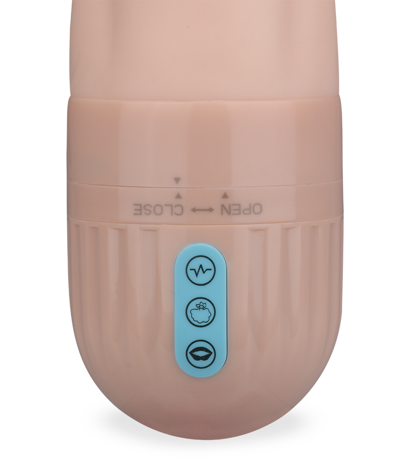 Paige realistic sucking and vibrating masturbator