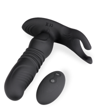 Load image into Gallery viewer, Paris vibrating and thrusting prostate stimulator with testicle massager