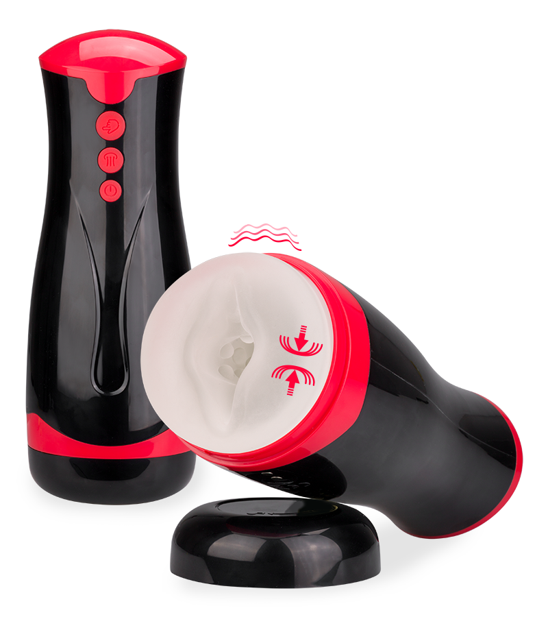 Partner vibrating airbag masturbator