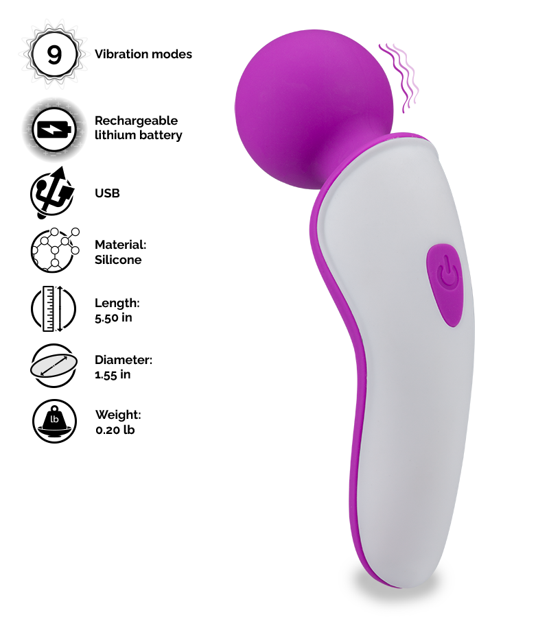 Passenger mini vibrator wand