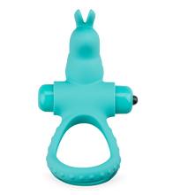 Load image into Gallery viewer, Passionate triple cock ring with vibrating rabbit