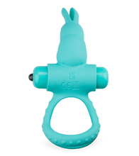 Load image into Gallery viewer, Passionate triple cock ring with vibrating rabbit