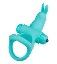 Load image into Gallery viewer, Passionate triple cock ring with vibrating rabbit