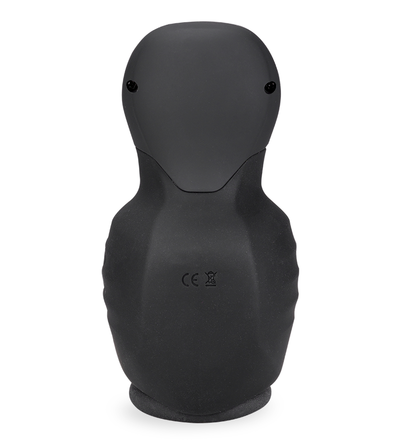 Payne vibrating and sucking penis tip masturbator