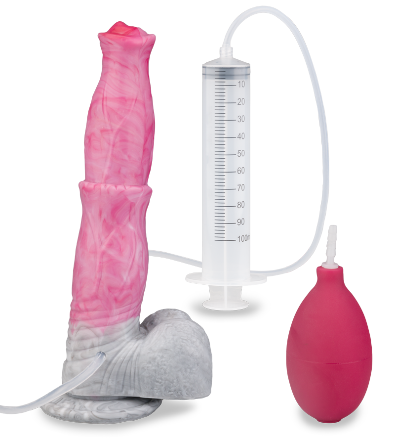 Pegasus ejaculating horse dildo with suction cup