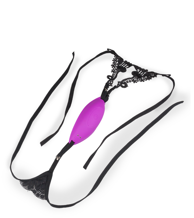 Penelope massaging and vibrating knickers