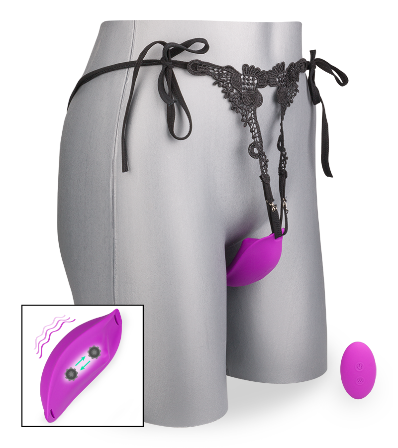 Penelope massaging and vibrating knickers