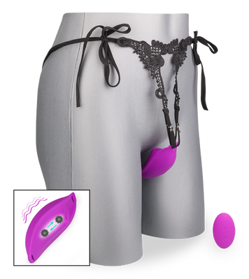 Penelope massaging and vibrating knickers