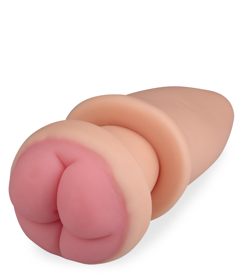 Penetrable butt plug for two