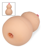 Penetrable TPE breast masturbator