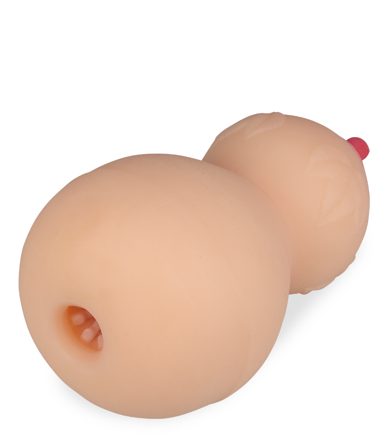 Penetrable TPE breast masturbator