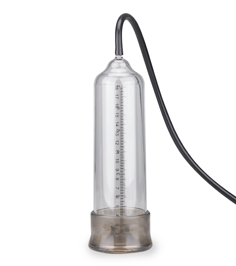 Penis enlarger with pump