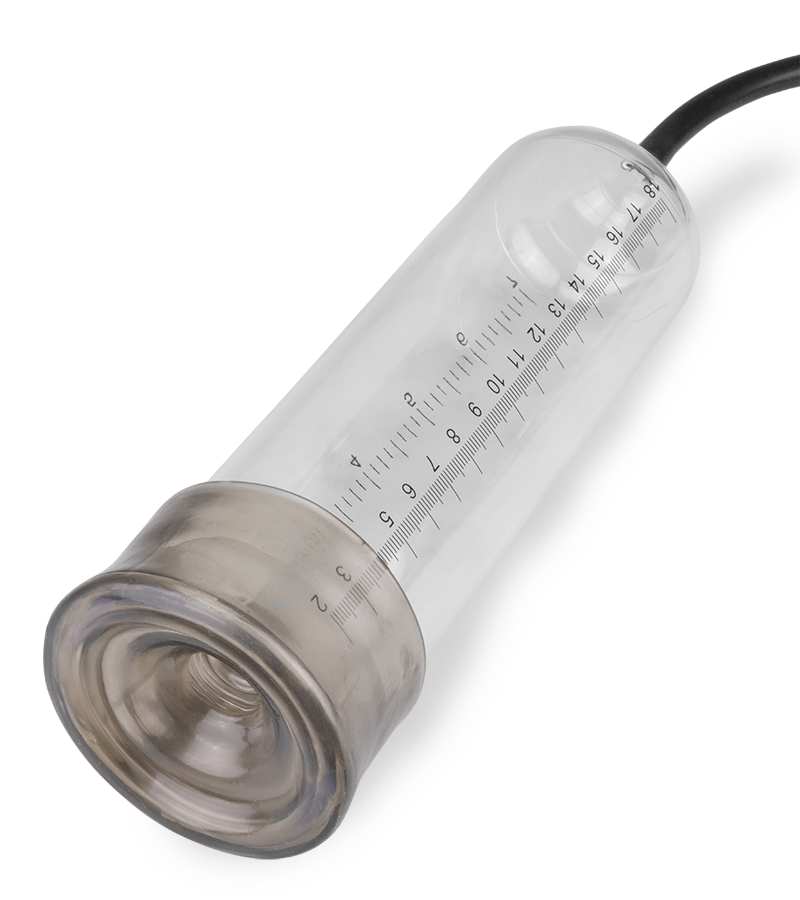 Penis enlarger with pump