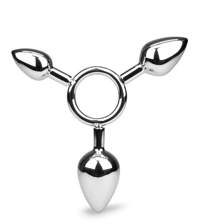 Pepper triple metal anal plug