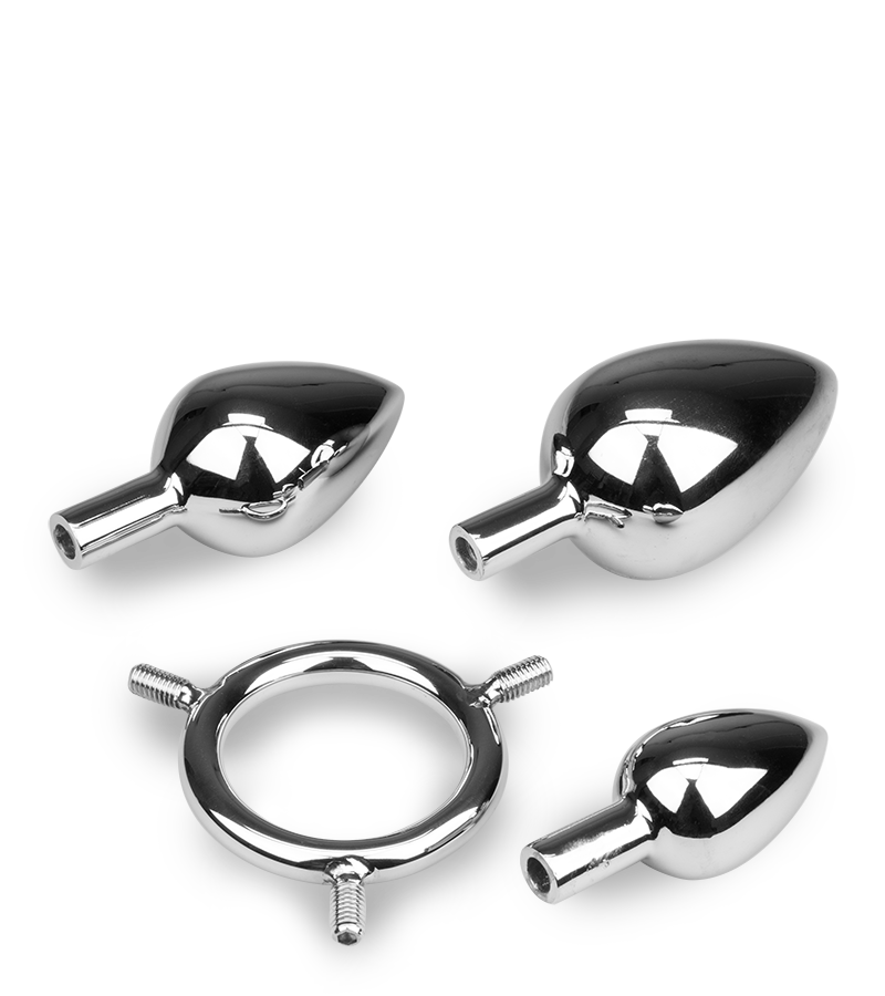 Pepper triple metal anal plug