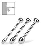 Perseverance set of three penis plugs